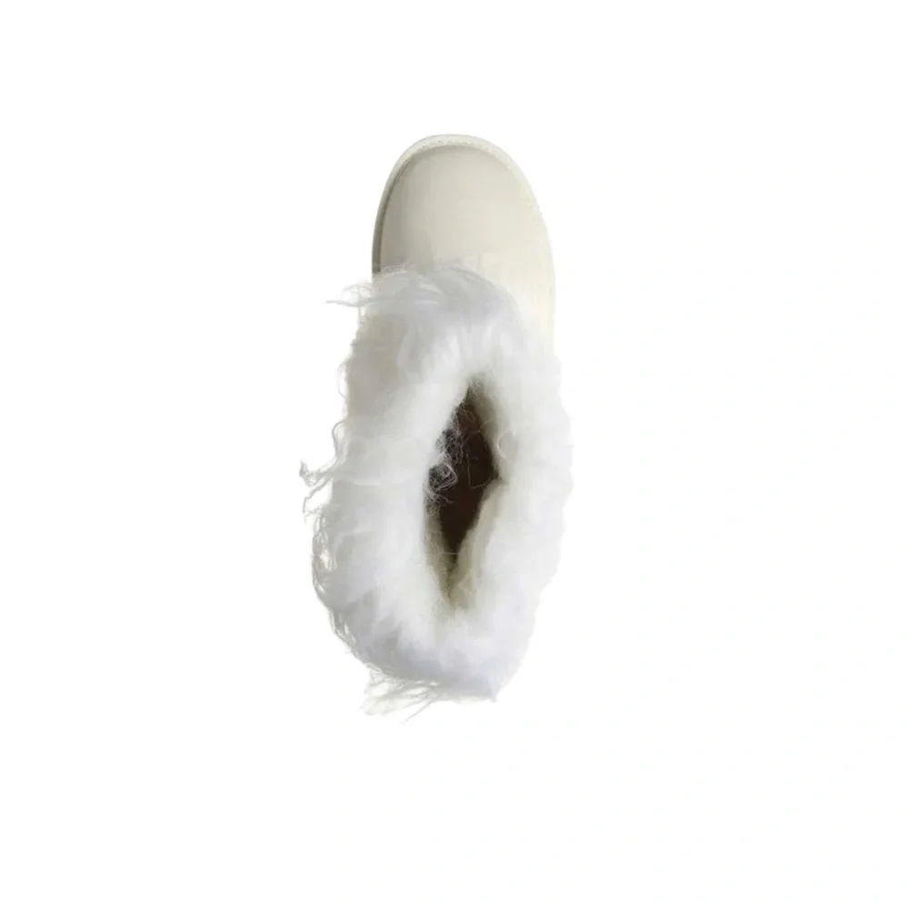 Bearpaw NWT Women's Boo White Fur Winter Boots in Sz 7